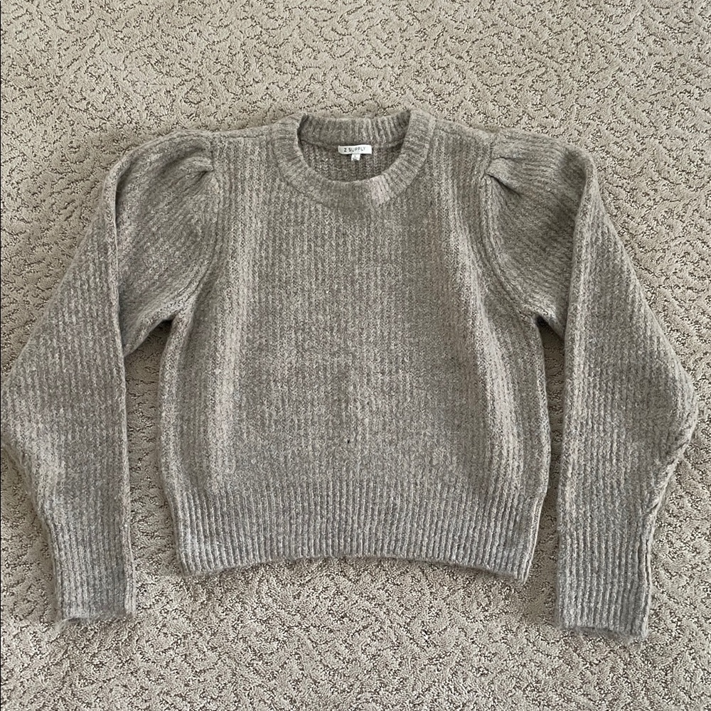 Z Supply Taupe Knit Sweater